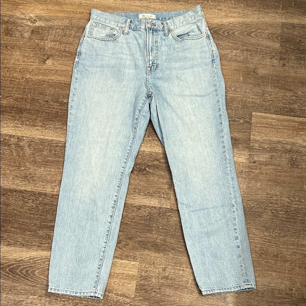Madewell Women's Straight Leg Jeans in Light Blue